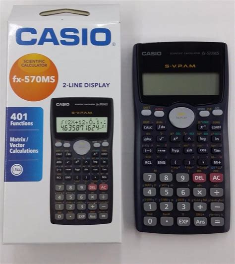 Calculadora Cientifica Casio Fx Ms Hasta Funciones En Mercado Libre