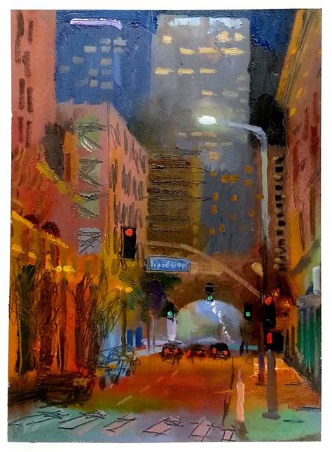 Alex Schaefer Paintings From The Streetscapes La Show At Blackstone