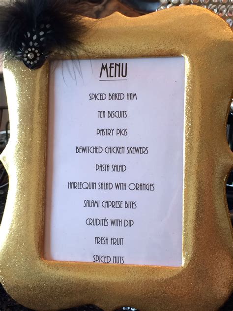 A great gatsby dinner party. Our Great Gatsby inspired party menu | Party like gatsby ...