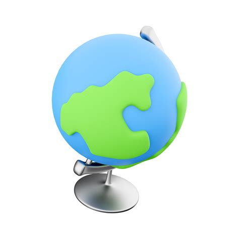 3d Earth Globe Cartoon Icon 3d Model Cgtrader
