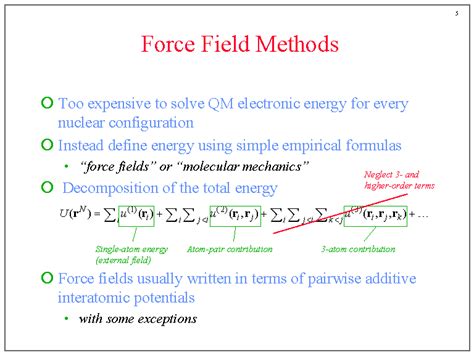 Force Field Methods