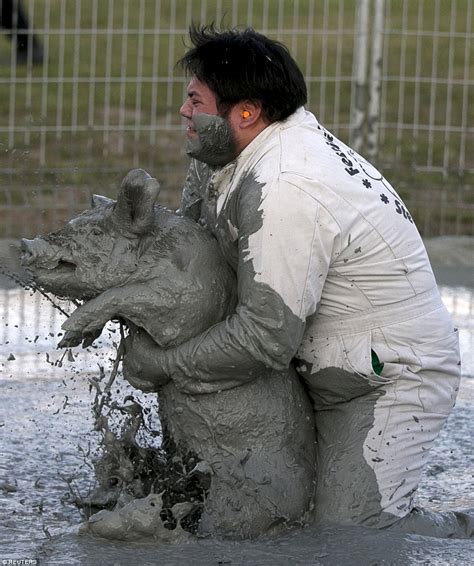 Festival Du Cochon In Canada Where You Catch Greased Pigs To Toss In