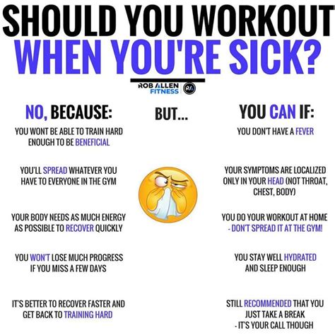 Should You Exercise When Sick🤧