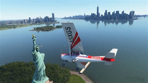 Microsoft Flight Simulator 2020 Stunt Flying To New York City Images