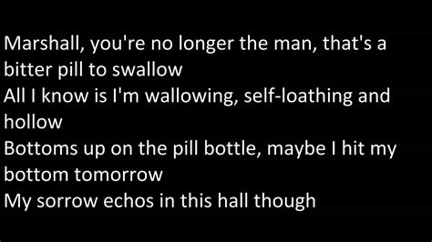 This is one of the most common techniques in traditional poetry and music, and most people can easily identify rhymes. eminem talking 2 myself lyrics - YouTube