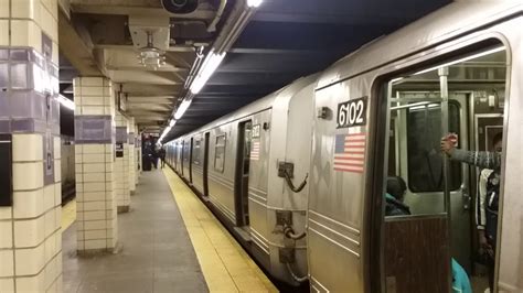 That lasts until the end of january has the g trains running . R46 A and C Train At Euclid Avenue - YouTube