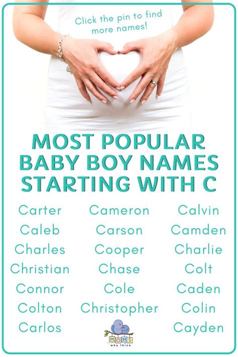 Unique Baby Boy Names That Start With C Unique Baby Boy Names Baby