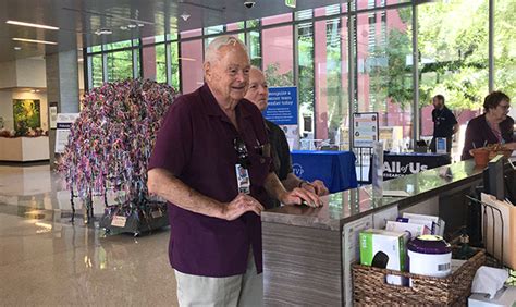 gilbert cancer center volunteer retires on his 93rd birthday