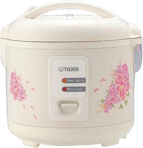 Tiger Jaz A U Fh Cup Uncooked Rice Cooker Warmer With Steam