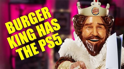 Did Burger King Just Tease The Ps5 Ui Reveal Youtube