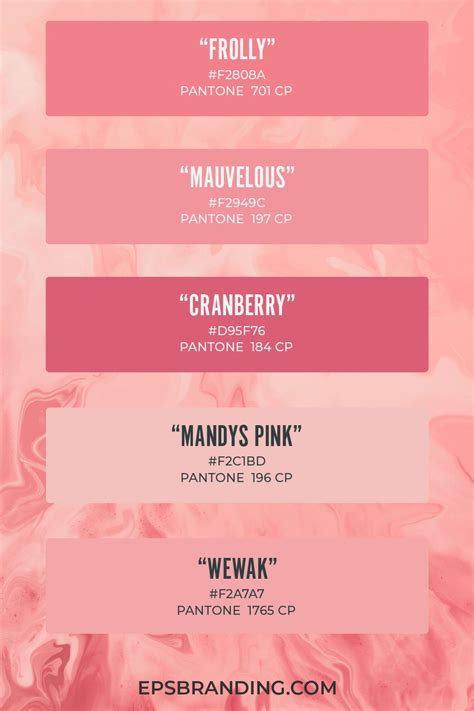 Beautiful Pink Color Palettes For Your Next Designs Color Palette Pink Website Color