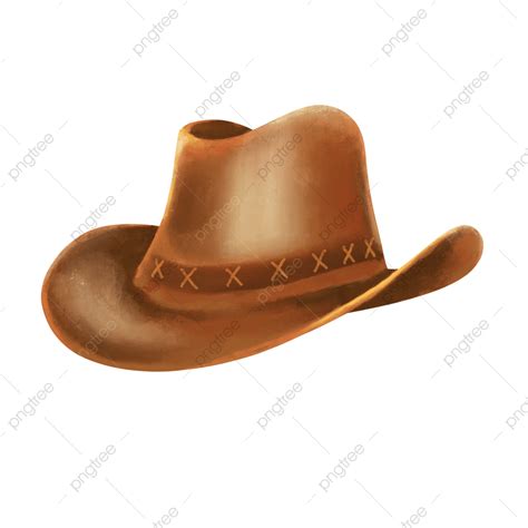 коричневая ковбойская шапка Png Ковбойская шляпа техас ковбой Png