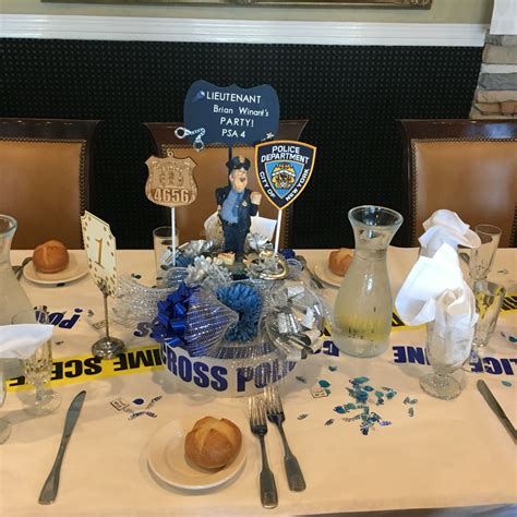 On a daily basis, police patrol officers record facts to prepare reports that document incidents and activities. Pin by Yelena W on Police retirement party. DIY | Retirement party decorations, Police ...