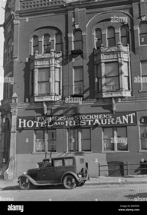 Stockmens Hotel South Omaha Nebraska Usa John Vachon Farm