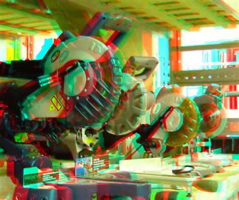 Power Saws 3d Anaglyph Red Blue Or Cyan Glasses To View A Photo On