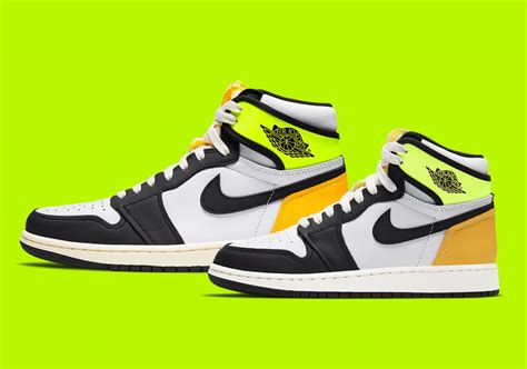 Official Look At The Air Jordan 1 High Og Volt Gold In The Works