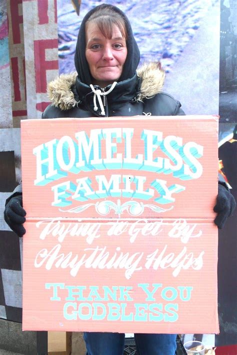 Artists Make Hand Painted Signs For Homeless People With Touching