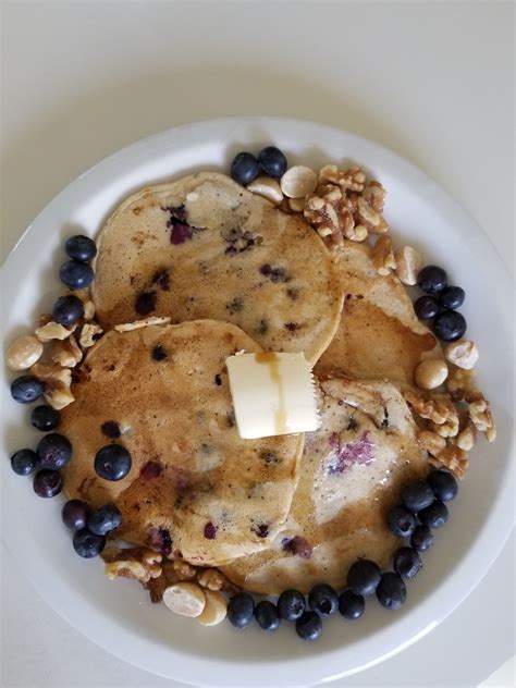 Blueberry Lemon Poppy Seed Pancakes The Looseleaf Cookbook