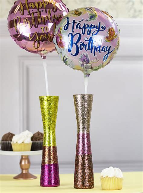 Festive Balloon Weight Vases Project By Decoart