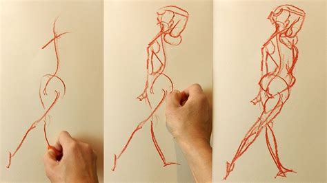 Beginner Gesture Drawing Of How To Draw Expressively Through