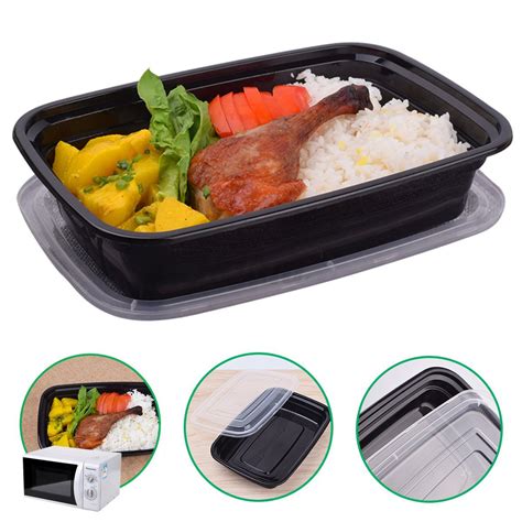 15type Takeaway Safe Food Container Meal Storage Microwave Plastic