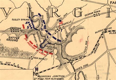 First Battle Of Bull Run Manassas Junction Virginia American Civil War