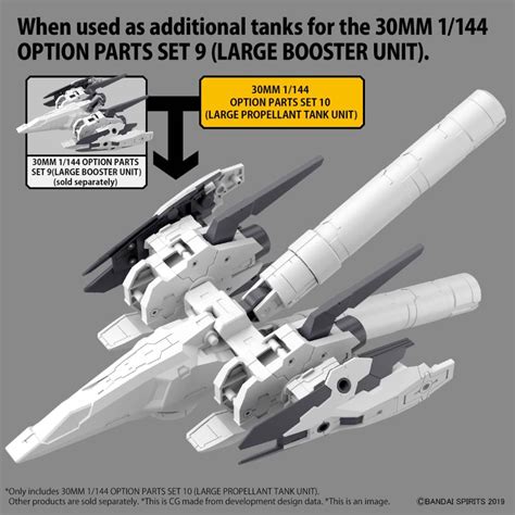 30 Minutes Missions Option Parts Set 10 Large Propellant Tank Unit