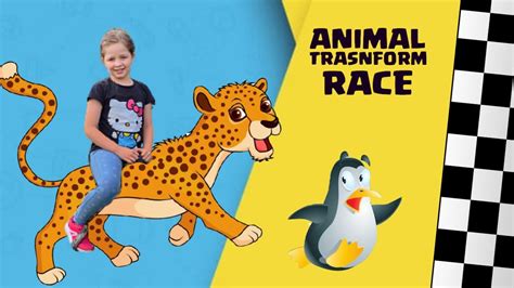 A IncrÍvel Corrida Dos Animais Transform Race Youtube