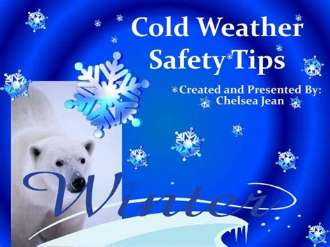 Ppt Cold Weather Safety Tips Powerpoint Presentation Id2479582