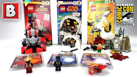 All Lego Comic Con San Diego 2018 Exclusives Review Sdcc Collection
