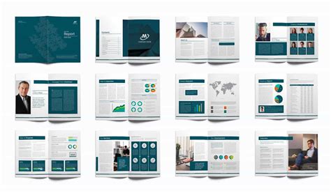 Modern Annual Report Design Templates Free And Paid Redokun Blog
