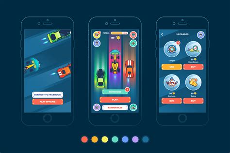 Case Study Real Multiplayer Racing Ux And Ui Design For A Mobile Game