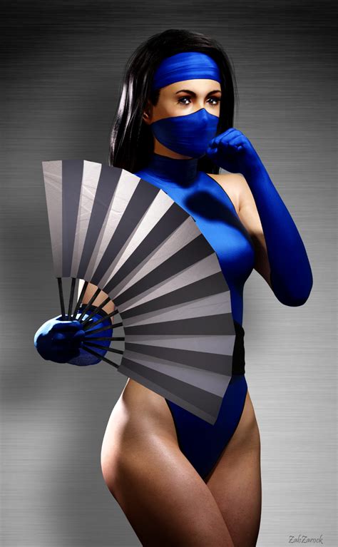 MK Kitana By ZabZarock On DeviantArt Mortal Kombat Art Mileena Game Costumes Toned Body