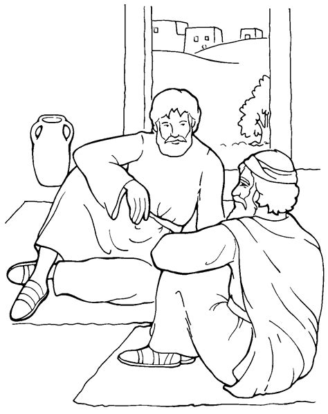 The Apostle Paul Coloring Page Bible Paul Acts His Letters Pinterest Sunday Babe