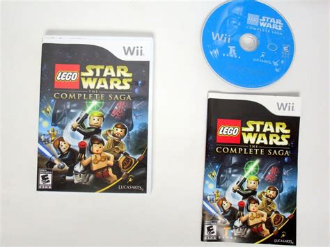 It was developed by traveller's tales and published by lucasarts on the nintendo ds, nintendo wii, playstation 3, playstation portable, windows pc, and. LEGO Star Wars Complete Saga game for Wii (Complete) | The ...
