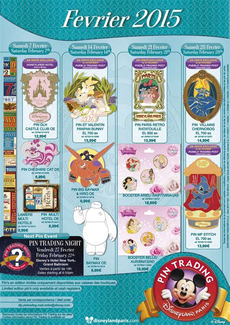 Disneyland Paris February 2015 Pins Disney Pins Blog