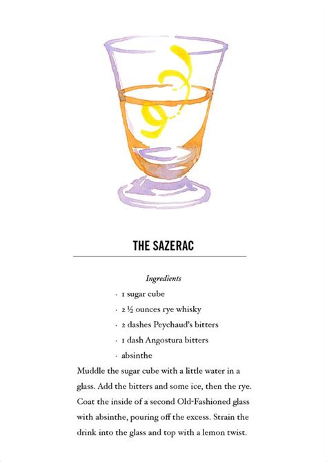 We did not find results for: Sazerac Cocktail Recipe Card. Postcard back. Buy all 12 here: https://www.etsy.com/listing ...
