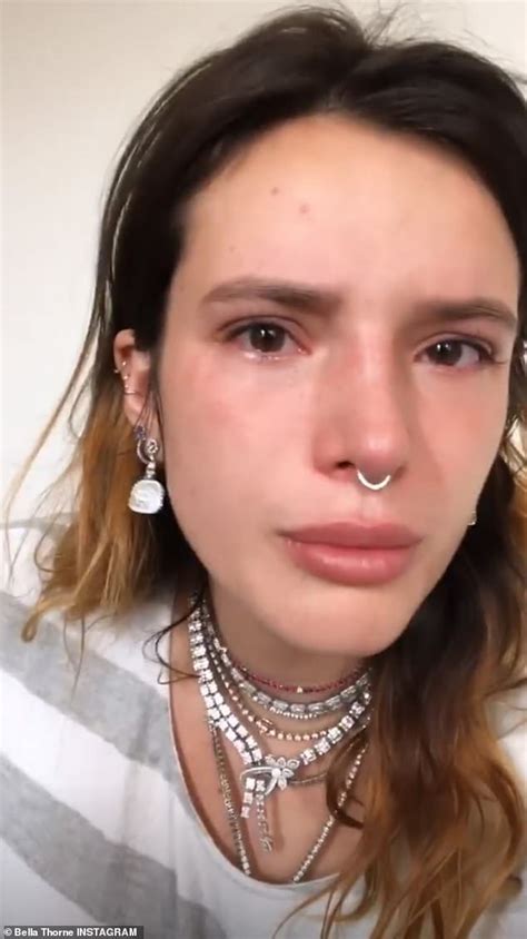 bella thorne breaks down in tears after whoopi goldberg slams nude photos daily mail online
