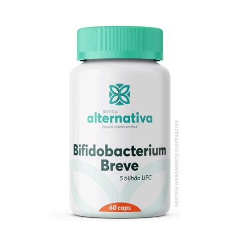 Bifidobacterium Breve 5 Bilhões Ufc 60 Caps Botica Alternativa