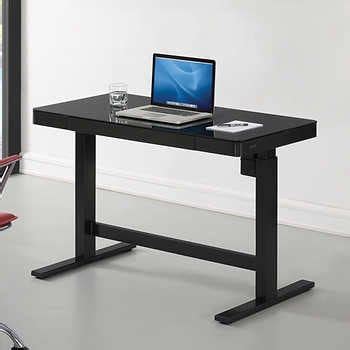 Adjust the height from 74.7 cm to 119.3 cm using the led touch controls or choose between four programmable height settings. Computer Desks At Costco - decordip.com in 2020 | Adjustable height desk, Desk, Adjustable desk