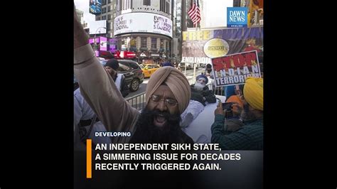 india summons canada high commissioner over sikh protesters developing dawn news english