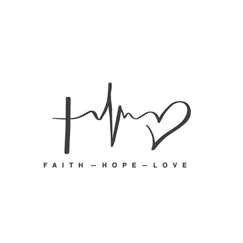 Faith Hope Love ♡ Subtle Tattoos Dainty Tattoos Love Tattoos