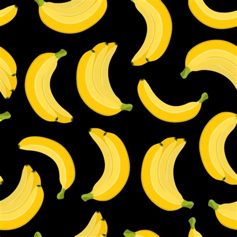 Premium Vector Seamless Pattern Of Banana