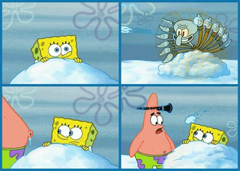 Spongebob Snowball Fight