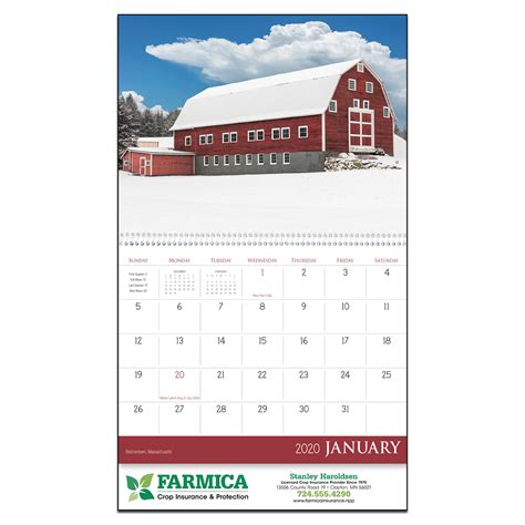 Barns Wall Calendar Mines Press