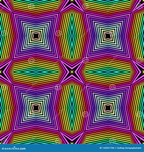 Abstract Kaleidoscope Background Beautiful Multicolor Kaleidoscope