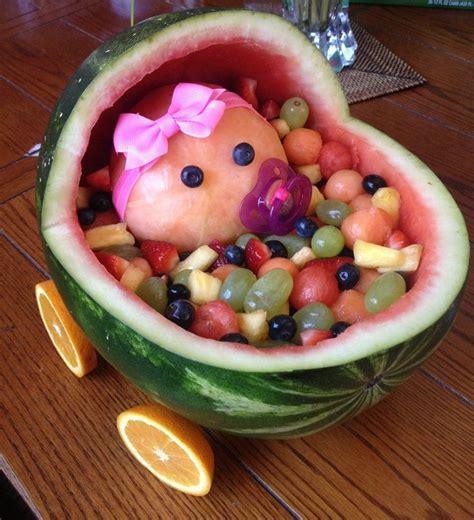 Cut fruit such as melon, strawberries, pineapple and watermelon on the day you need a fruit tray. 20f8243e2dcef7e40dfc27e3047d6844.jpg (736×808) | Baby ...