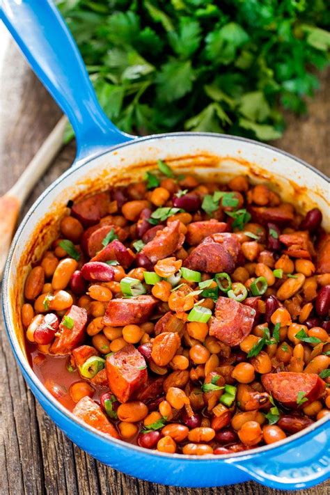 All reviews for pinto bean and beef chili. One-Pot Smoked Sausage and Beans | FaveSouthernRecipes.com