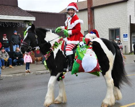 An Old Fashioned Christmas Horse Parade In Lexington Michigan