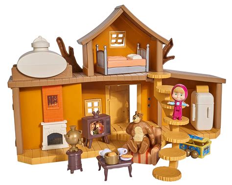 Masha And The Bear Big Bear House Playset Masha And The Bear Uk Toys And Games